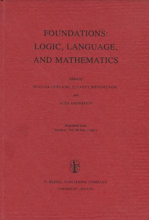 FOUNDATIONS: LOGIC, LANGUAGE, AND MATHEMATICS.