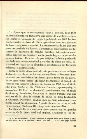 FRAY LUIS DE GRANADA Y EL CHRISTIAN DIRECTORY DE ROBERT PERSON.