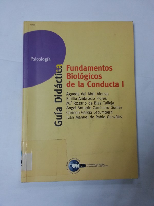 Fundamentos biologicos de la conducta I