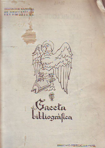 GACETA BIBLIOGRAFICA.