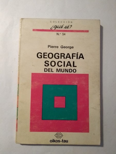 Geografia social del mundo