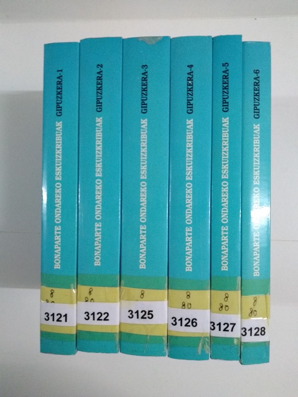 Gipuzkera, 6 tomos