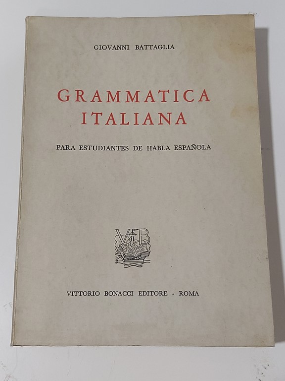 Gramática italiana para estudiantes de habla española