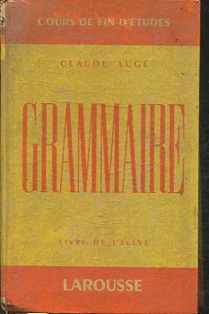 Grammaire Cours De Fin D'etudes et Classes D'apprentissage.