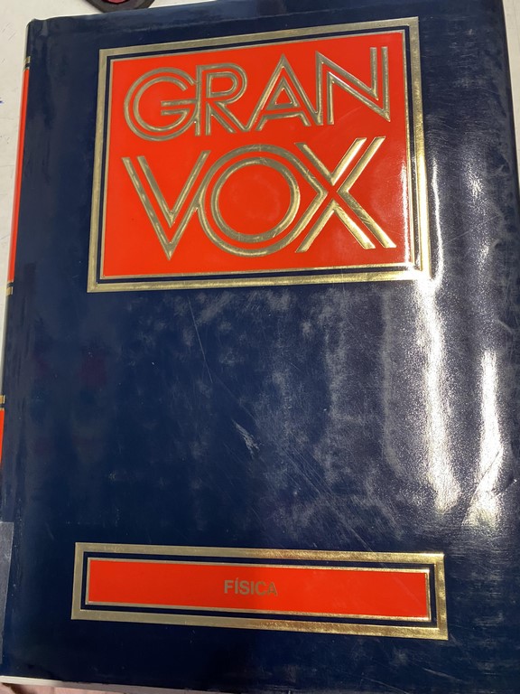 GRAN VOX DICCIONARIO DE FISICA.