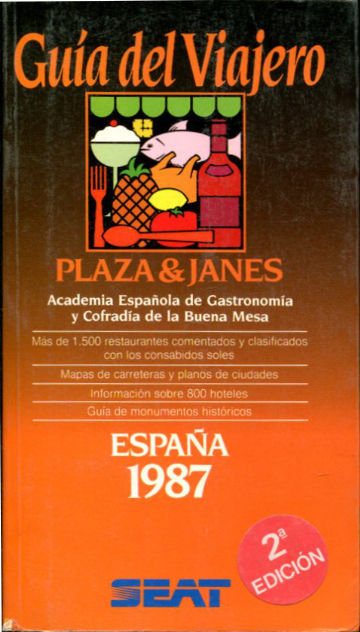 GUIA DEL VIAJERO. ESPAÑA 1987.