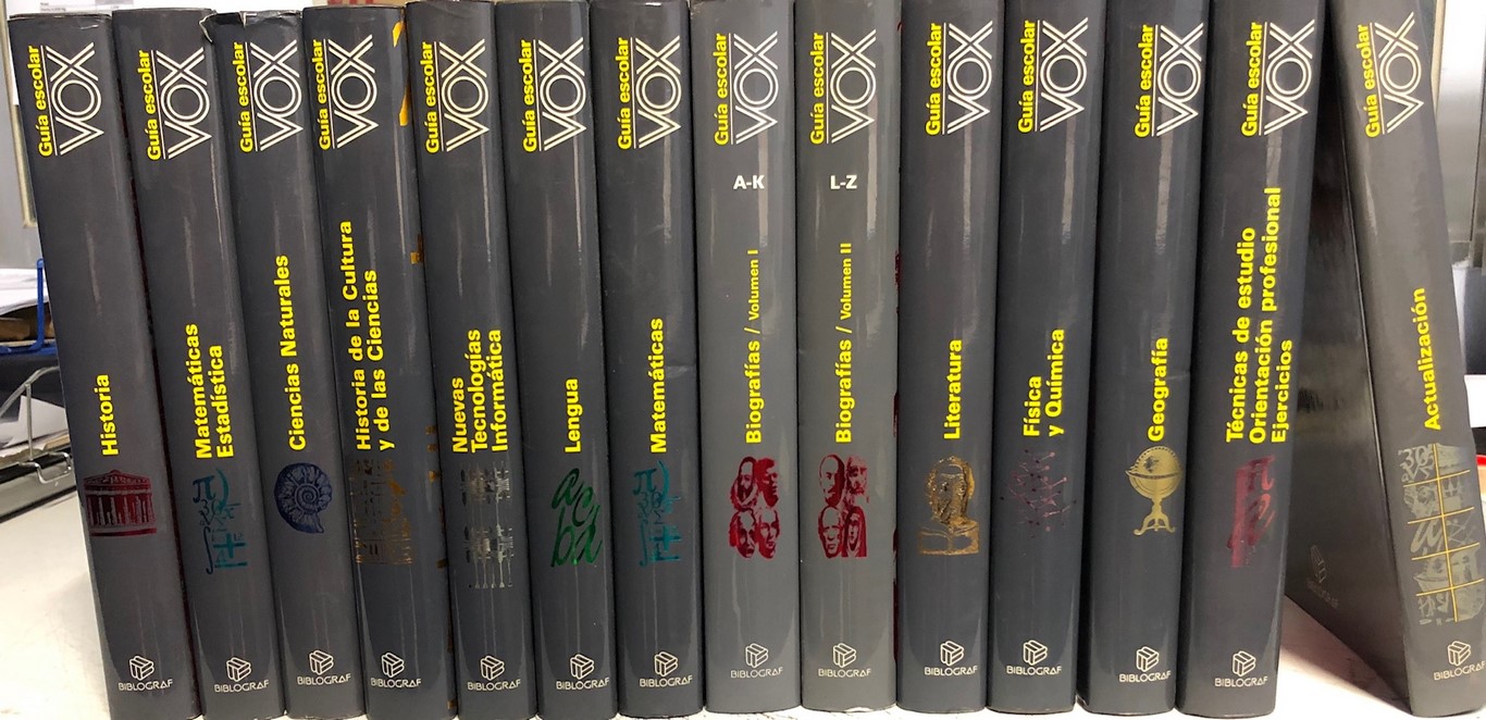 GUIA ESCOLAR VOX.  (14 volumenes).