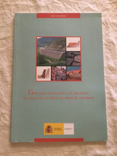 Guía para el proyecto y la ejecución de muros de escollera en obras de carretera