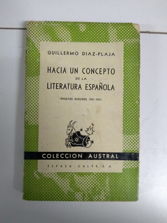Hacía un concepto de la literatura española