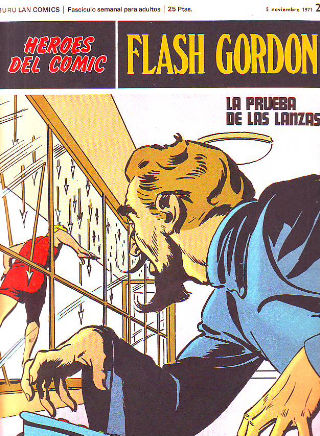 HEROES DEL COMIC. FLASH GORDON Nº 26. LA PRUEBA DE LAS LANZAS.