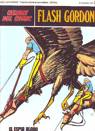 HEROES DEL COMIC. FLASH GORDON Nº 34. EL ESPIA ALADO.