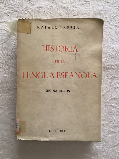 Historia de la lengua española