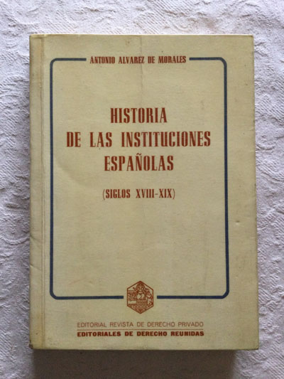 Historia de las instituciones españolas