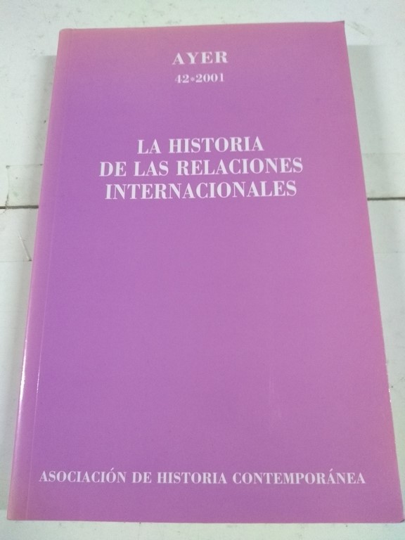 Historia de las relaciones internaciones