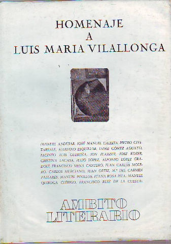 HOMENAJE A luis maria vilallonga.