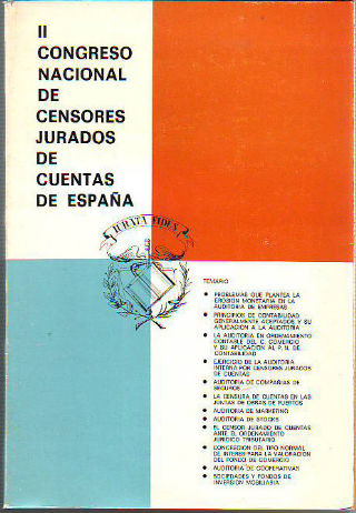 II CONGRESO NACIONAL DE CENSORES JURADOS DE CUENTAS.