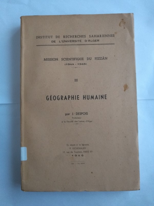 III. Géographie Humaine