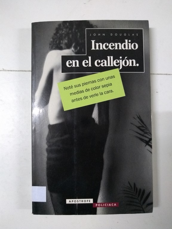 Incendio en el callejón