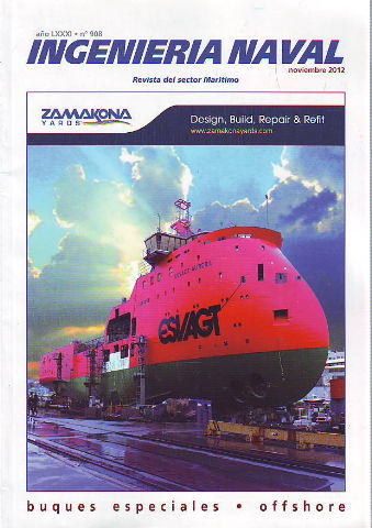 INGENIERIA NAVAL, REVISTA DEL SECTOR MARITIMO. Nº 908: BUQUES ESPECIALES. OFFSHORE.