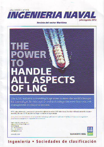 INGENIERIA NAVAL, REVISTA DEL SECTOR MARITIMO. Nº 916. INGENIERIA. SOCIEDADES DE CLASIFICACION.