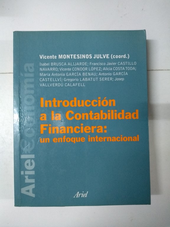 Introducción a la Contabilidad Financiera: un enfoque internacional