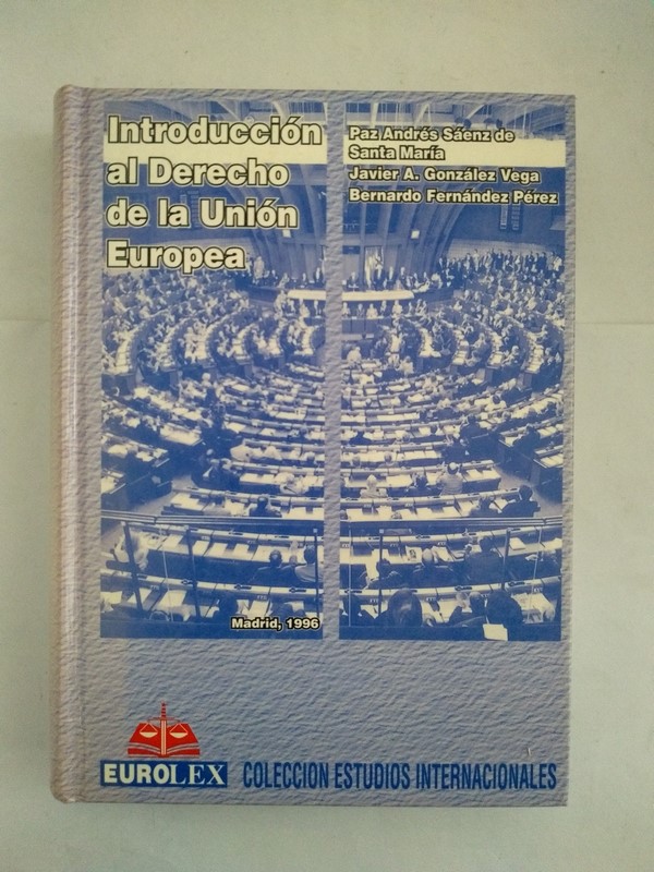 Introduccion al Derecho en la Unión Europea