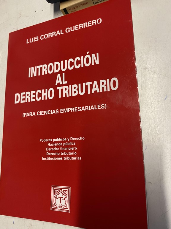 INTRODUCCION AL DERECHO TRIBUTARIO