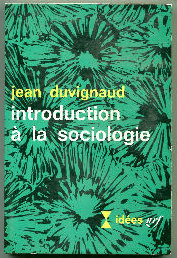 INTRODUCTION A LA SOCIOLOGIE.