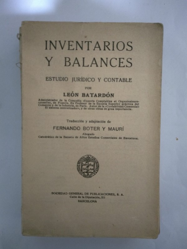 Inventarios y balances