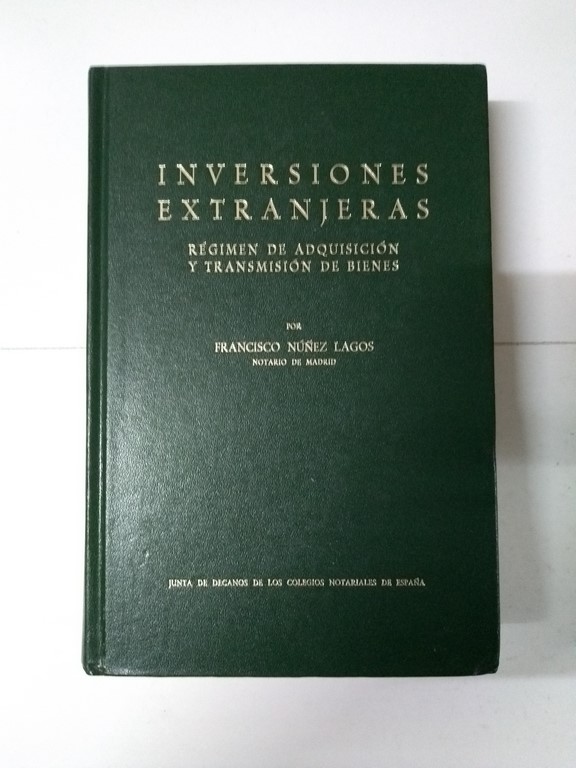 Inversiones extranjeras