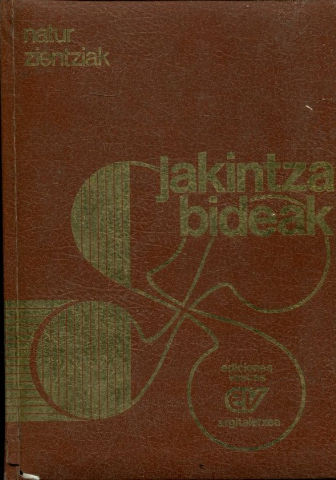 JAKINTZA BIDEAK. III ALEA: NATUR ZIENTZIAK.