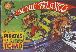 JEQUE BLANCO Nº 5. PIRATAS DEL LAGO TCHAD.