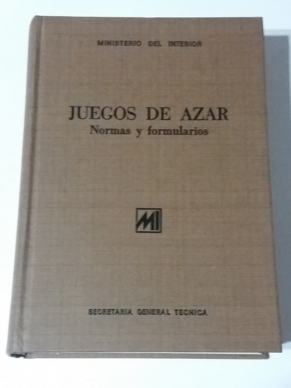 Juegos de Azar. Normas y formularios
