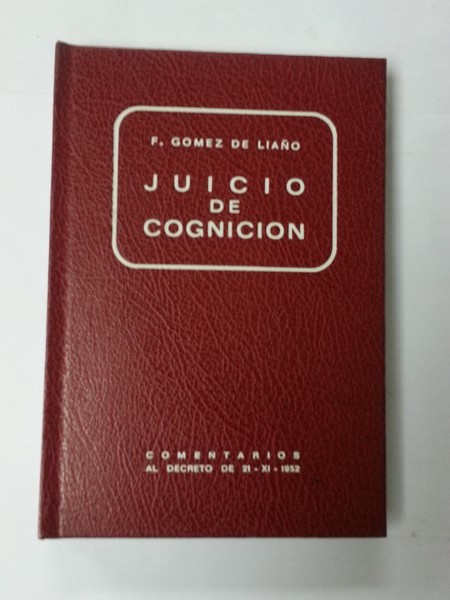 Juicio de cognicion