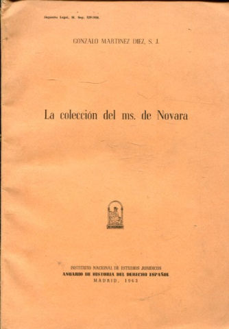 LA COLECCIÓN DEL MS. DE NOVARA.