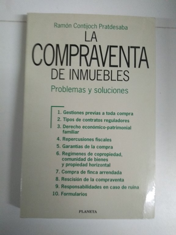 La compraventa de Inmuebles
