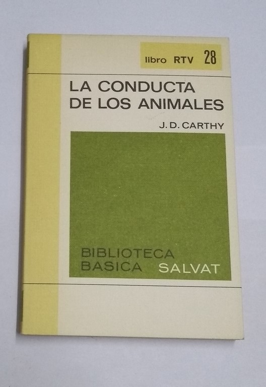 La conducta de los animales