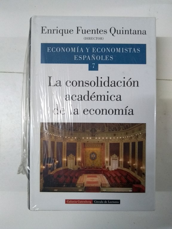 La consolidación académica de la economía, 7
