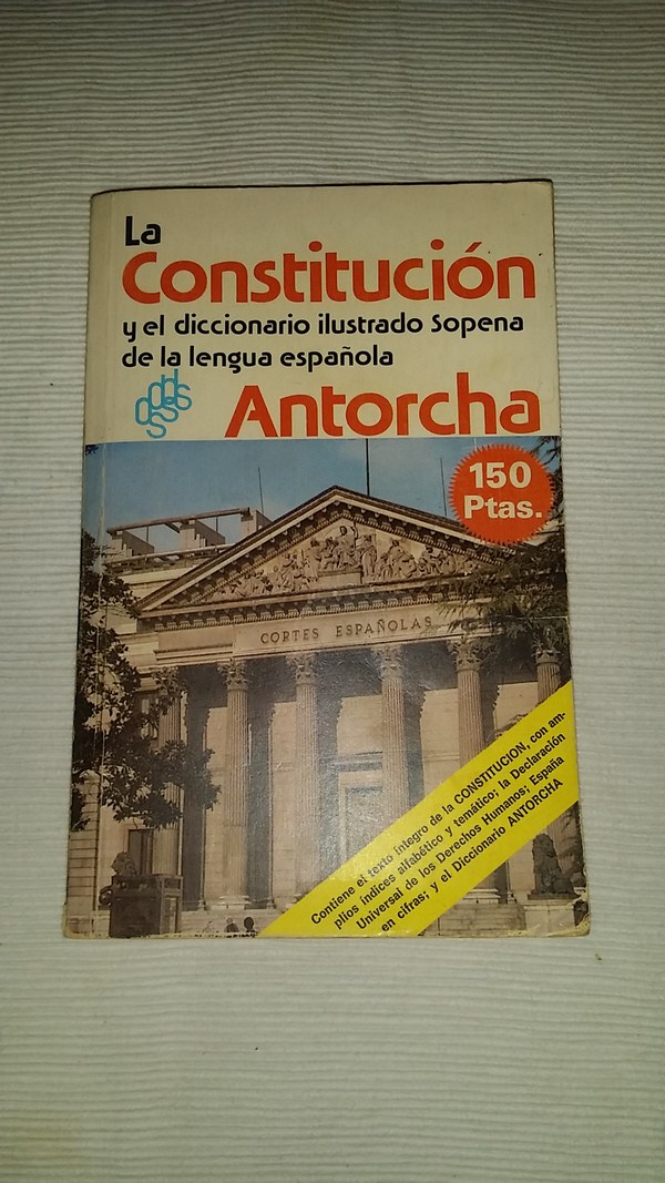 La constitucion y el diccionario ilustrado sopena de la lengua española