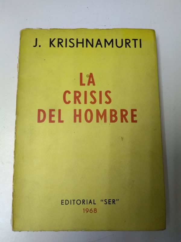 La crisis del hombre