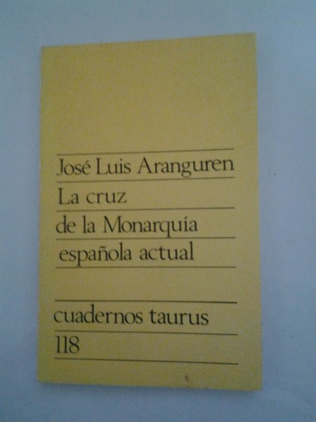 La cruz de la Monarquia española actual