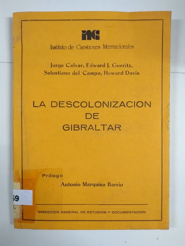 La Descolonizacion de Gibraltar