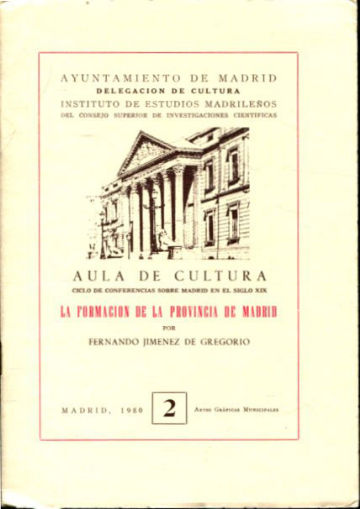LA FORMACION EN LA PROVINCIA DE MADRID.