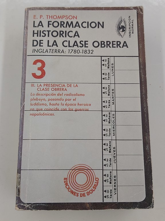 La formación histórica de la clase obrera III