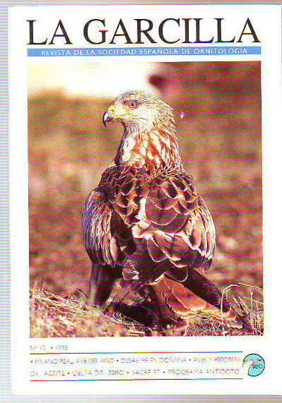 LA GARCILLA. BOLETIN CIRCULAR DE LA SOCIEDAD ESPAÑOLA DE ORNITOLOGIA. Nº 101: MILANO REAL, AVE DEL AÑO. DESASTRE EN DOÑANA. AVES Y REFORMA DEL ACEITE. DELTA DEL EBRO. SACRE 97. PROGRAMA ANTIDOTO.