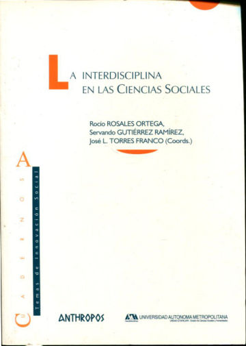 LA INTERDISCIPLINA EN LAS CIENCIAS SOCIALES.