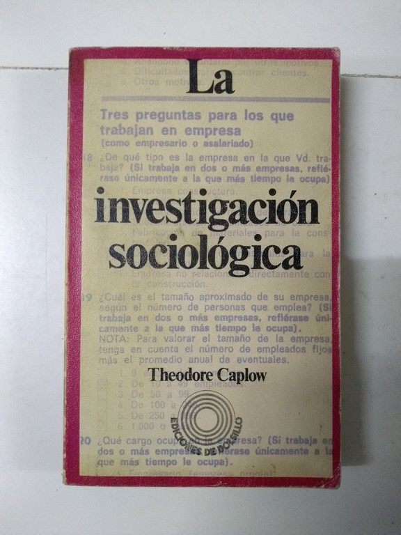 La investigación sociológica