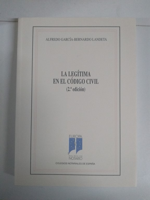 La Legítima en el Código Civil