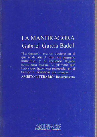 LA MANDRAGORA.