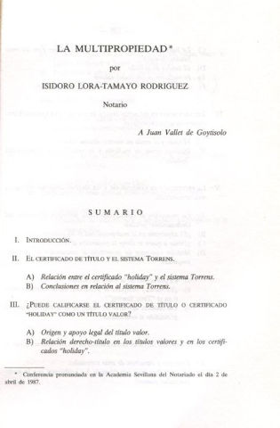 LA MULTIPROPIEDAD.